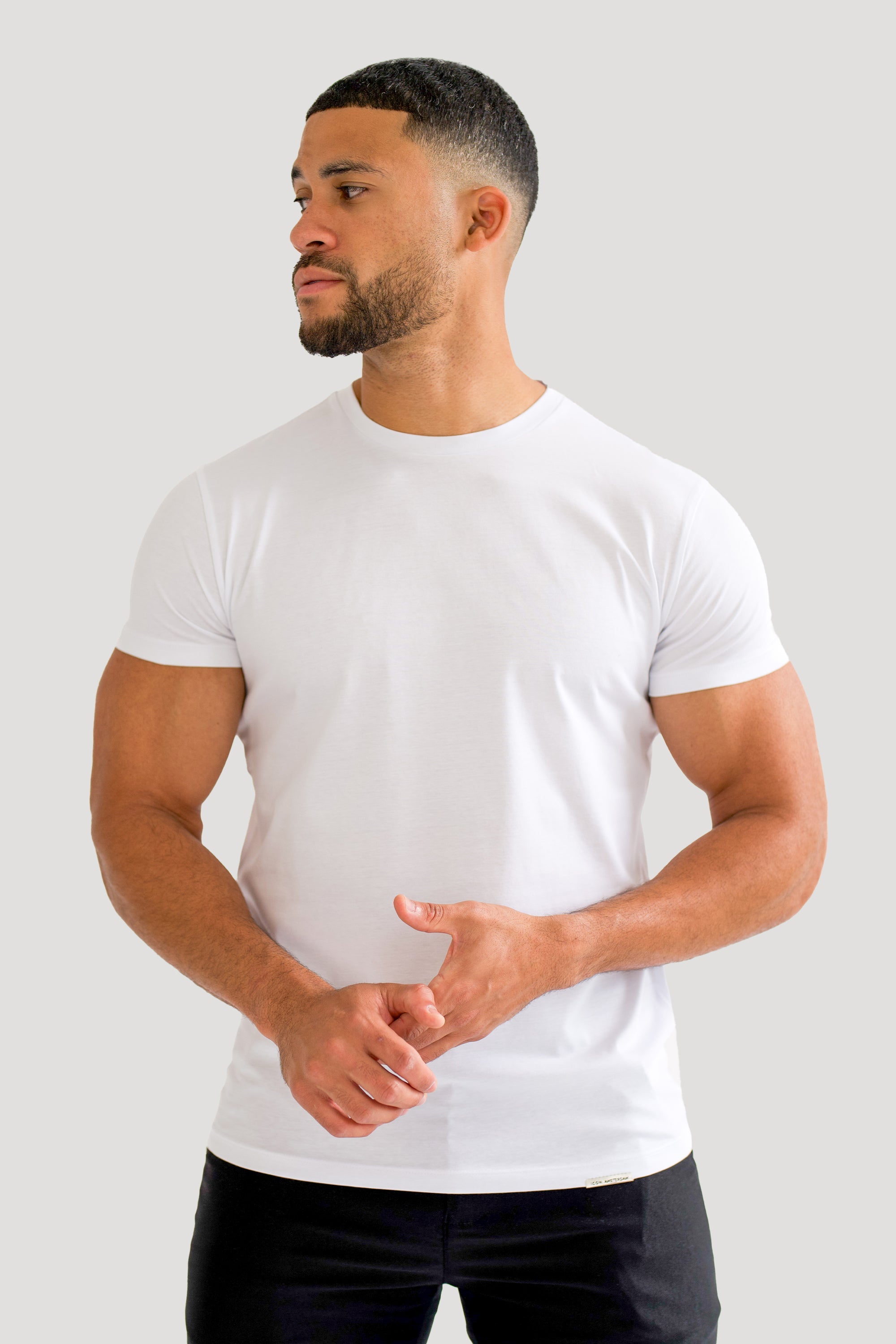 THE MERCERISED T-SHIRT - WHITE