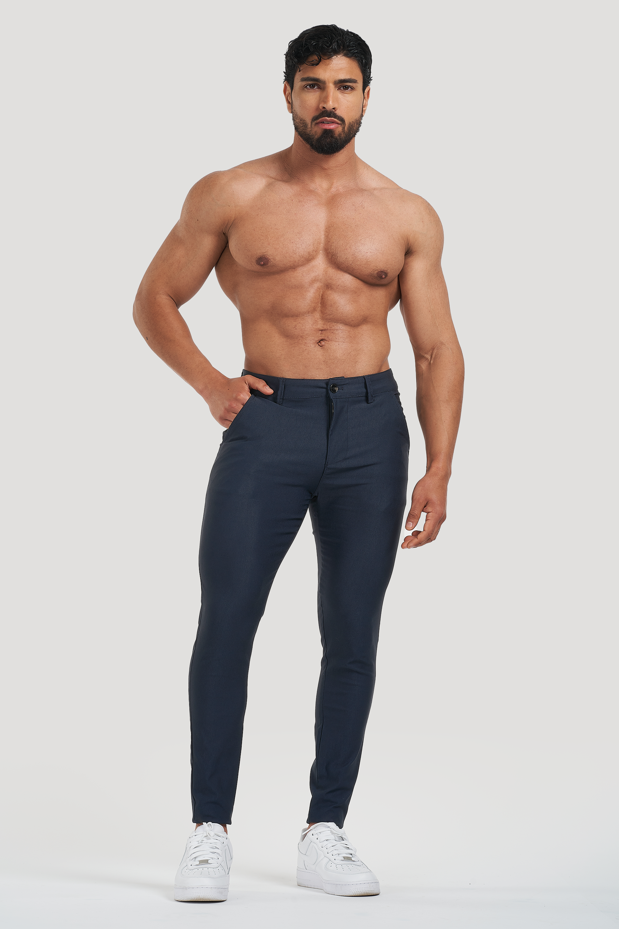 THE AVANI TROUSERS - DARK BLUE