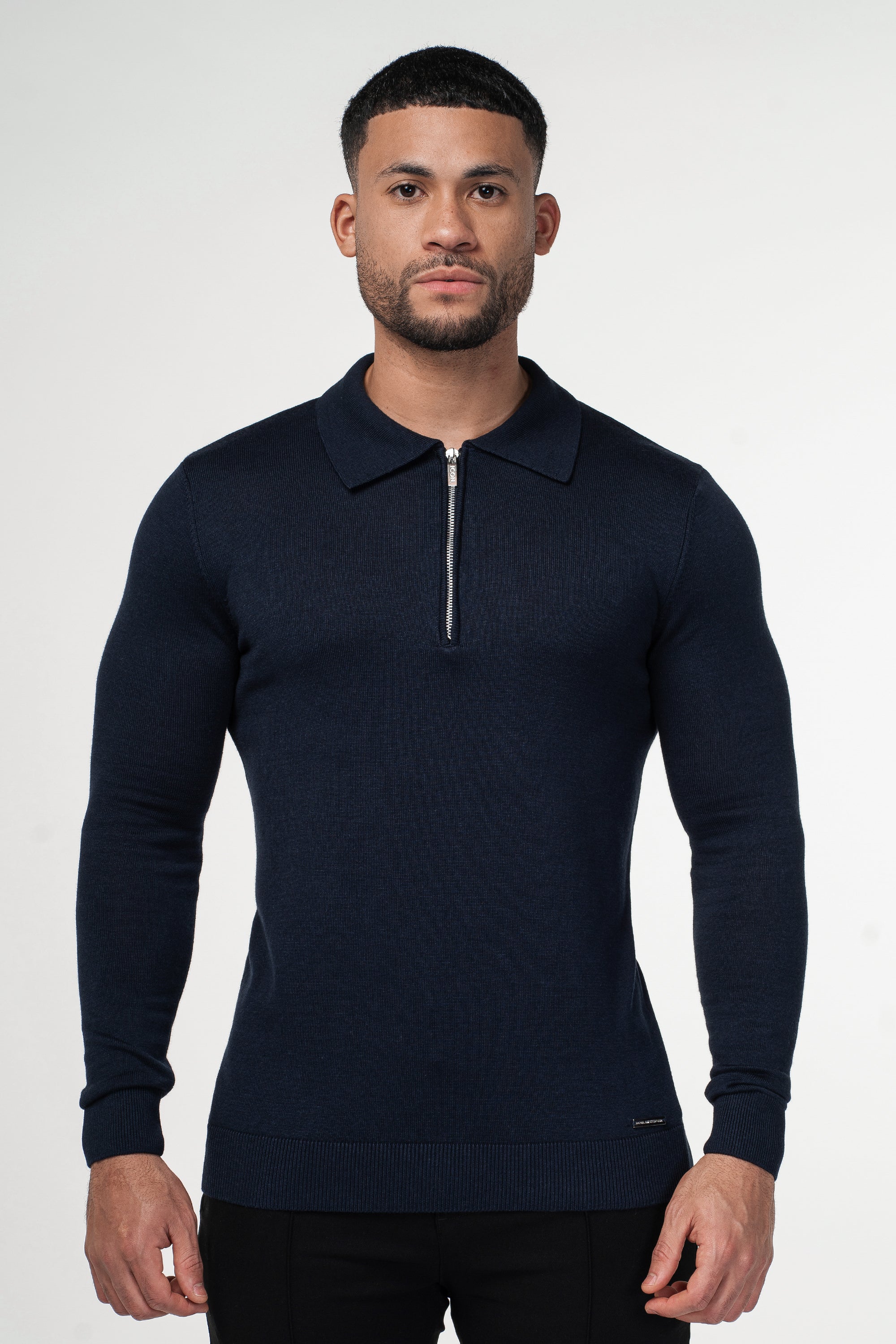 THE VIDA - LONGSLEEVE POLO - BLUE