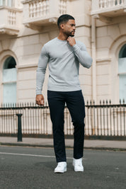 THE RIBBED CREWNECK SWEATER