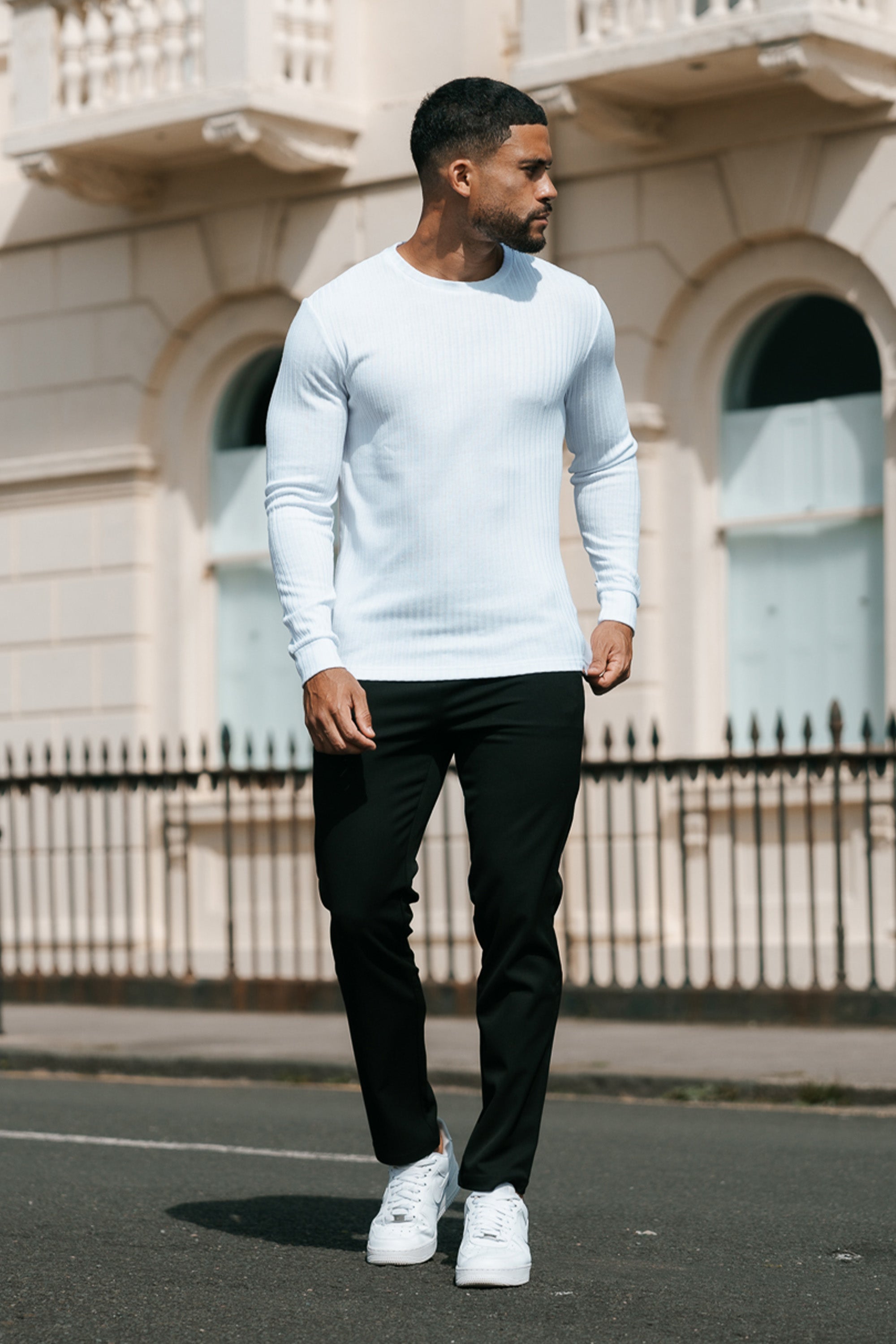 THE RIBBED CREWNECK SWEATER