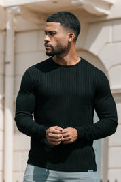 THE RIBBED CREWNECK SWEATER