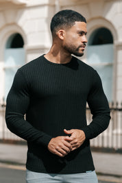 THE RIBBED CREWNECK SWEATER