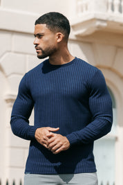 THE RIBBED CREWNECK SWEATER