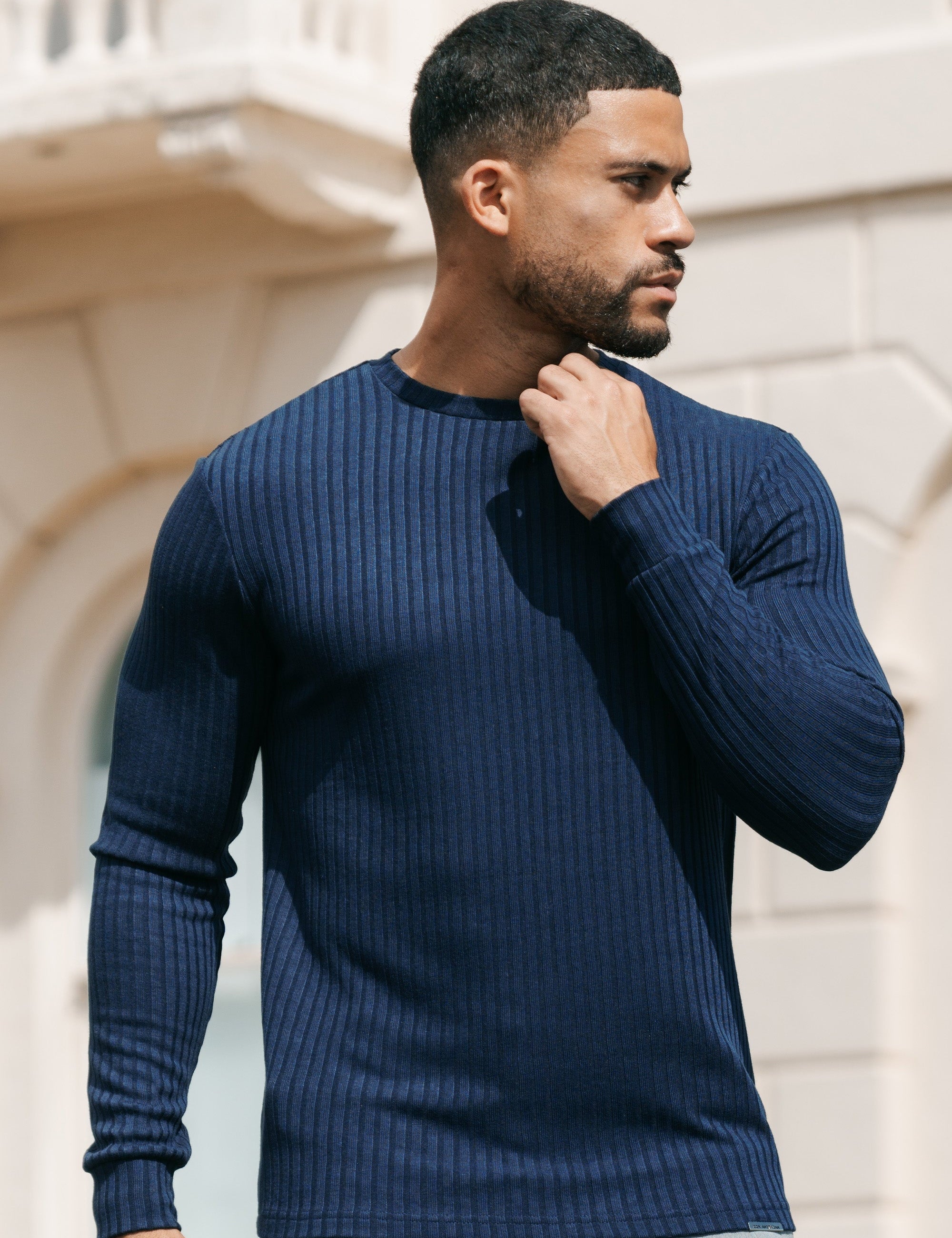 THE RIBBED CREWNECK SWEATER