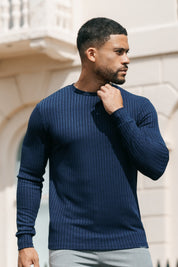 THE RIBBED CREWNECK SWEATER