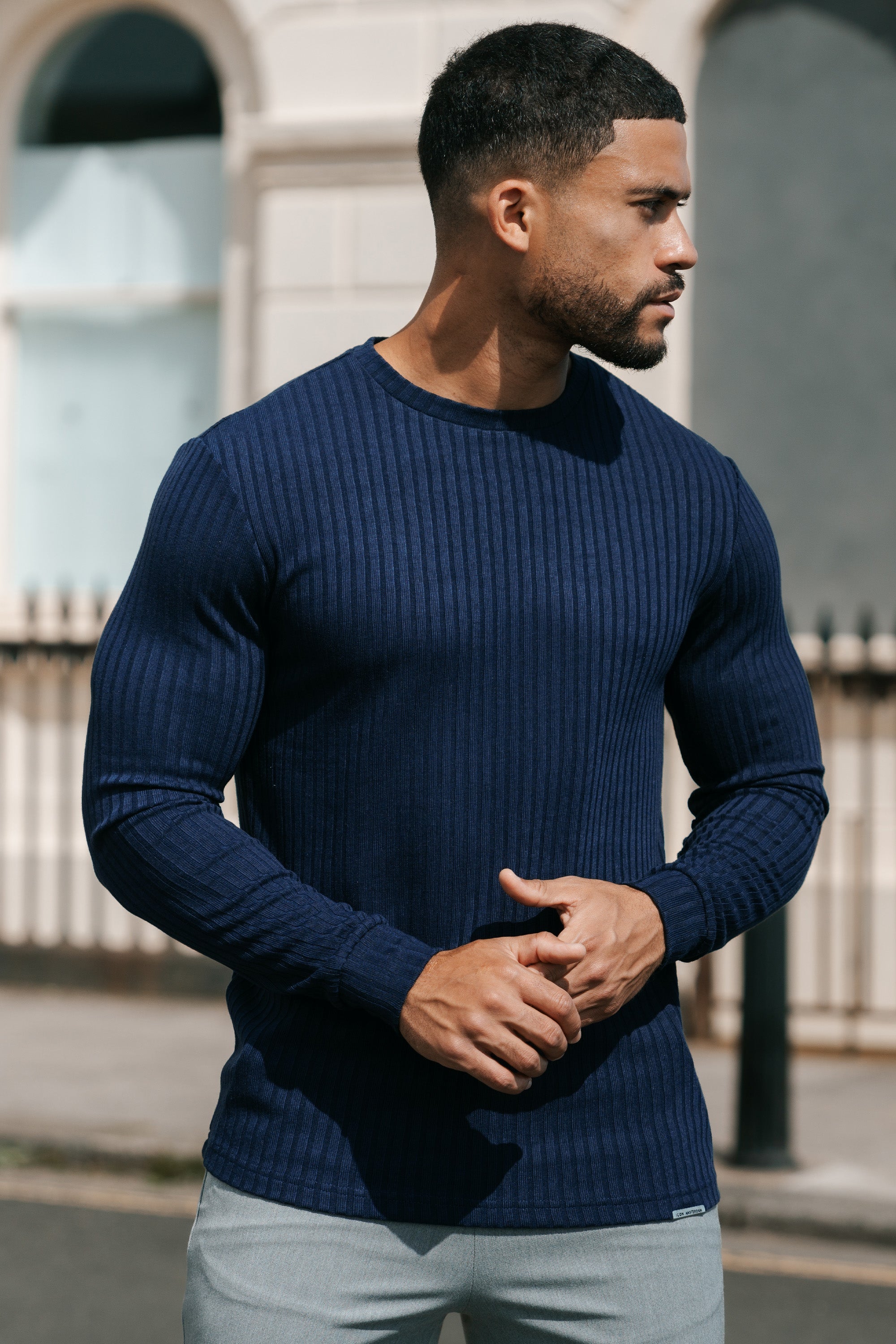 THE RIBBED CREWNECK SWEATER