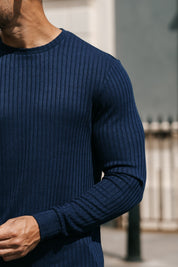 THE RIBBED CREWNECK SWEATER