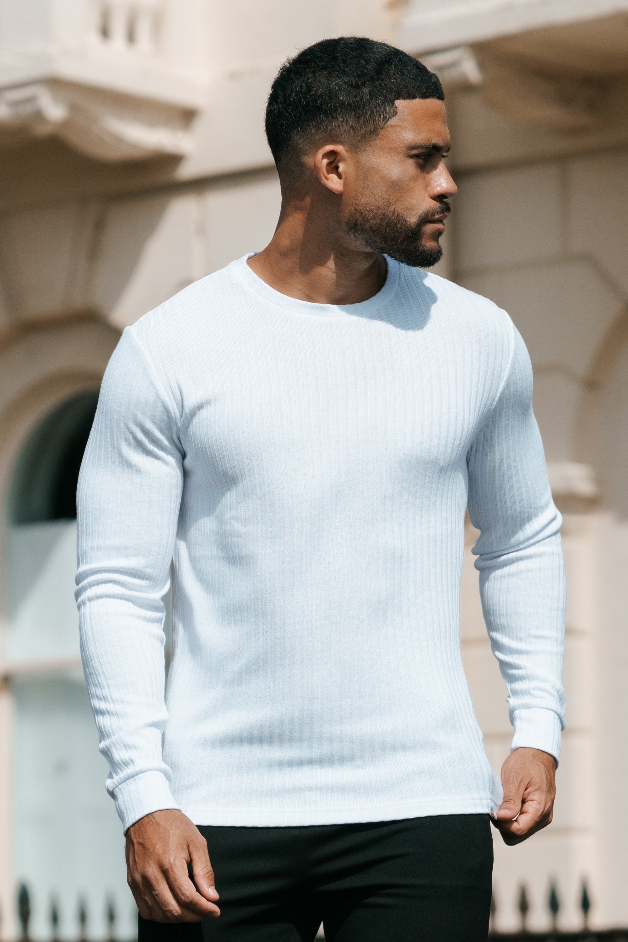 THE RIBBED CREWNECK SWEATER