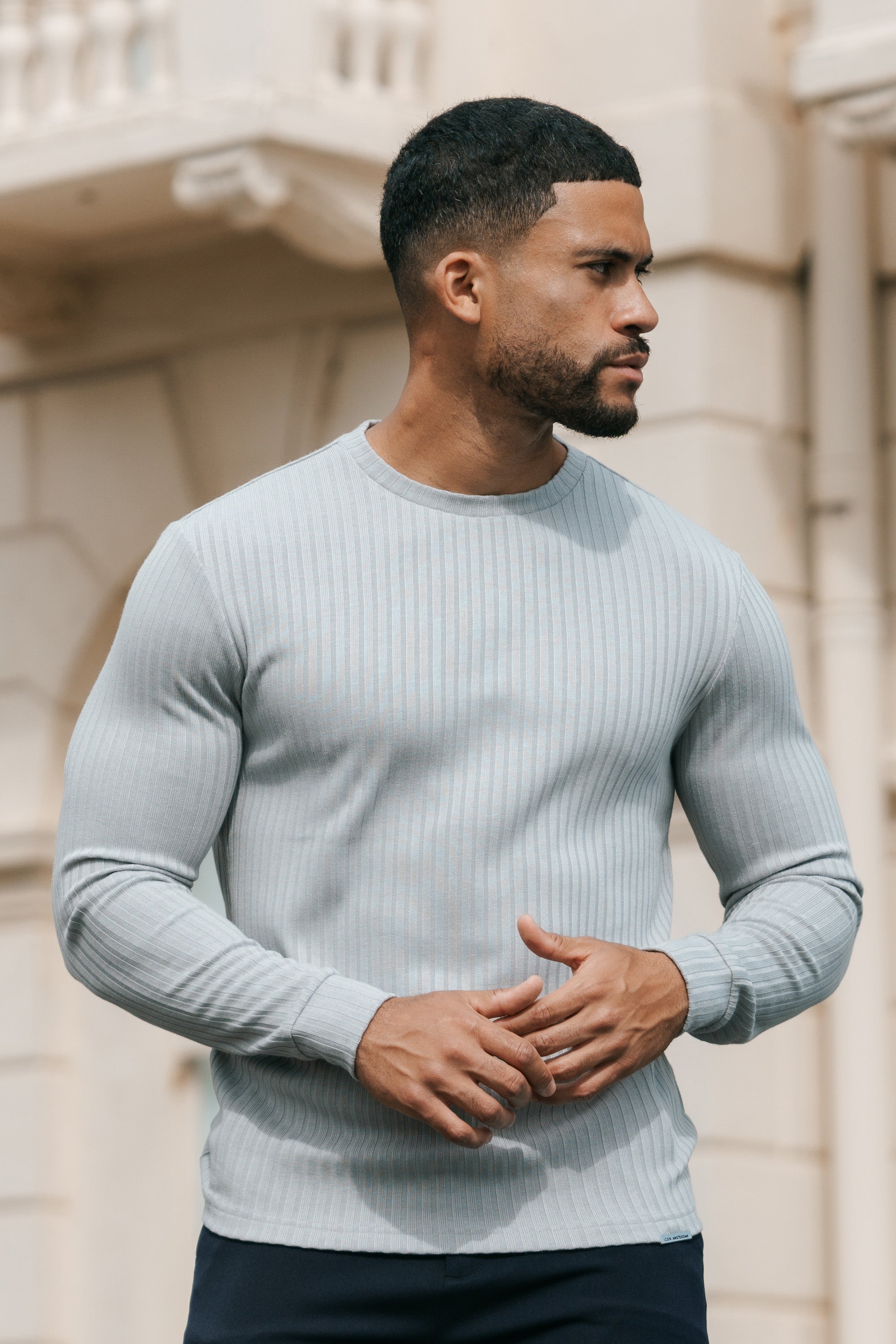 THE RIBBED CREWNECK SWEATER