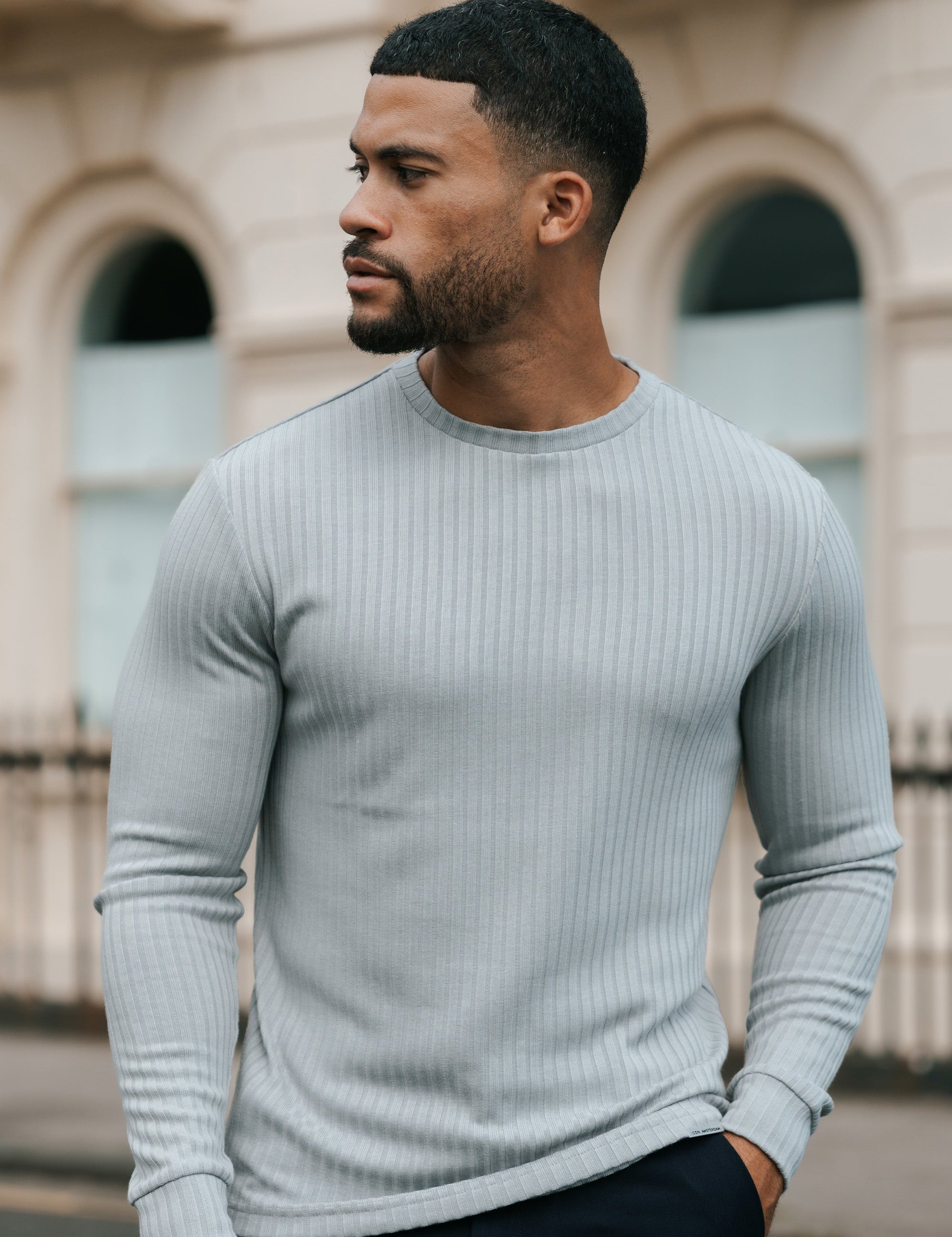 THE RIBBED CREWNECK SWEATER