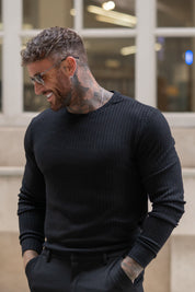 THE RIBBED CREWNECK SWEATER