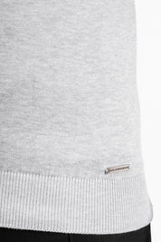 THE SANTONI FULL ZIP SWEATER - GREY