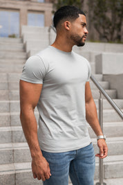 THE MERCERISED T-SHIRT - GREY