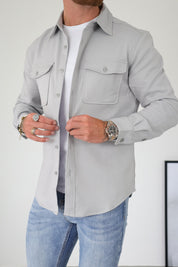 THE DANTE OVERSHIRT - GREY