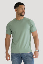 THE MUSCLE BASIC T-SHIRT - ICEBERG GREEN