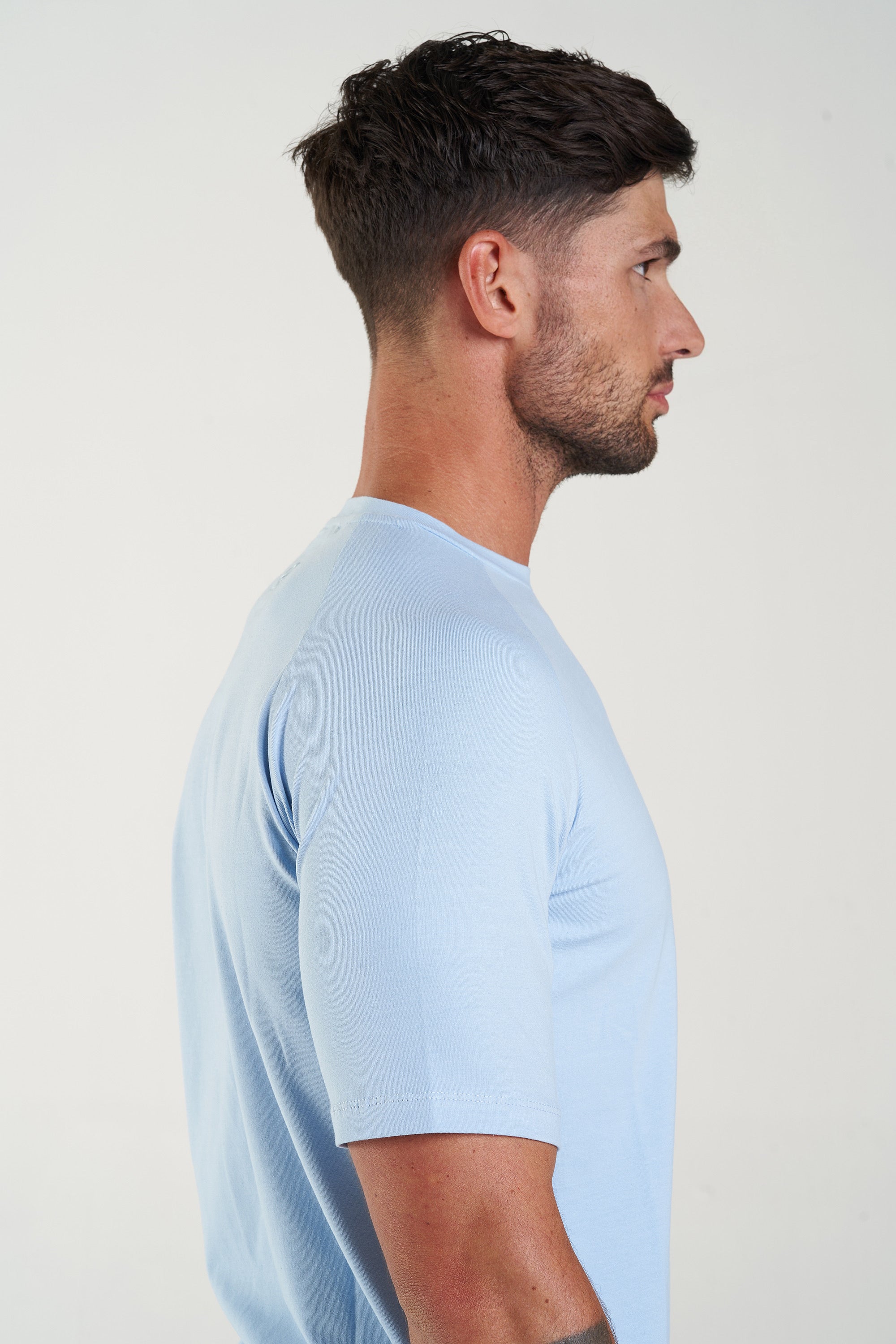 THE MUSCLE BASIC T-SHIRT - LIGHT BLUE