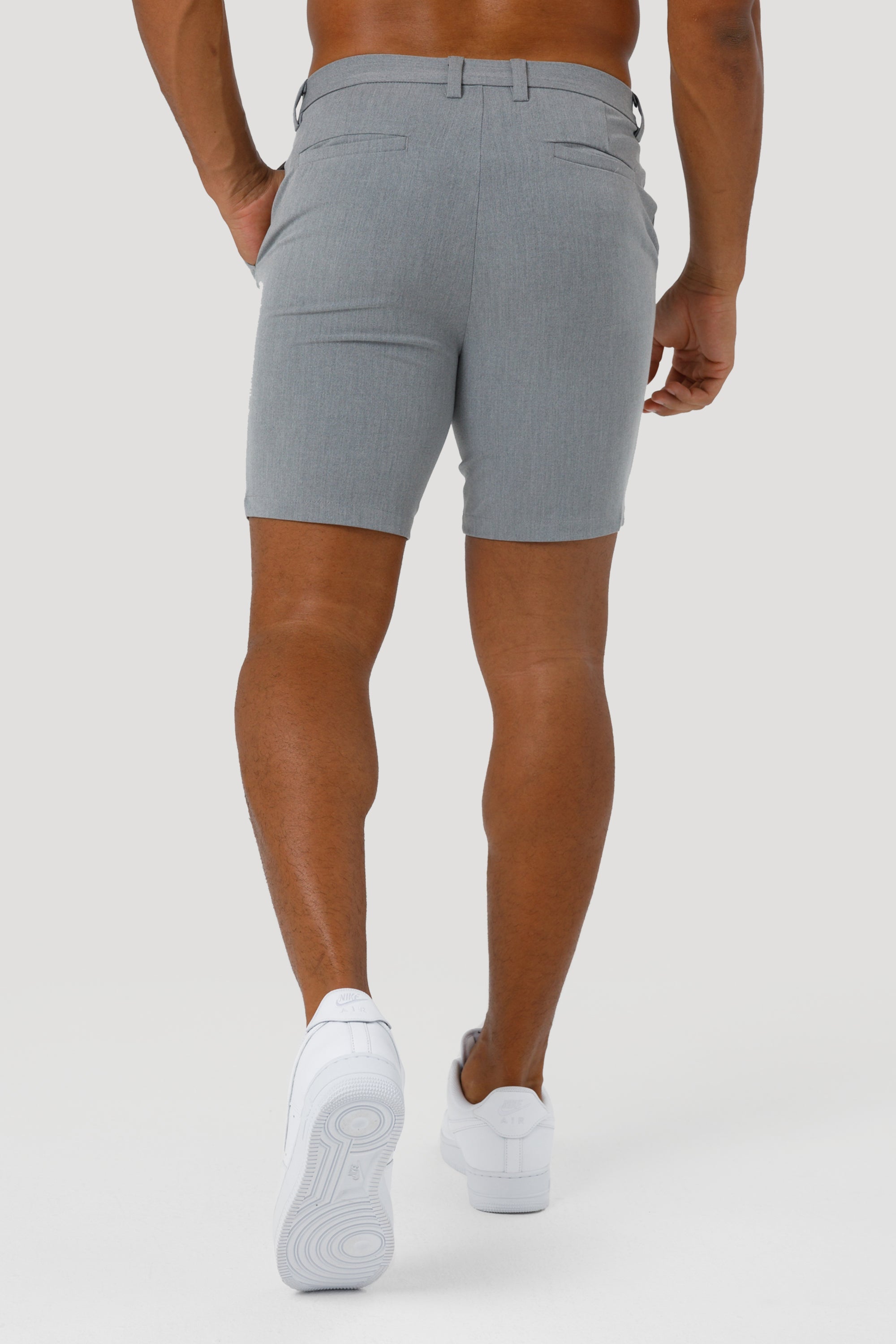 THE LUCIA SHORTS - LIGHT GREY