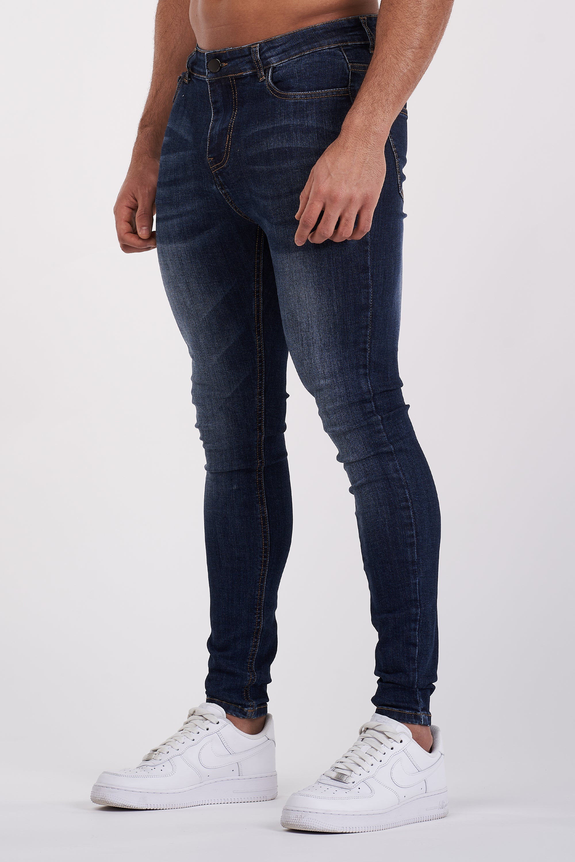 THE LORENZO JEANS - NAVY BLUE