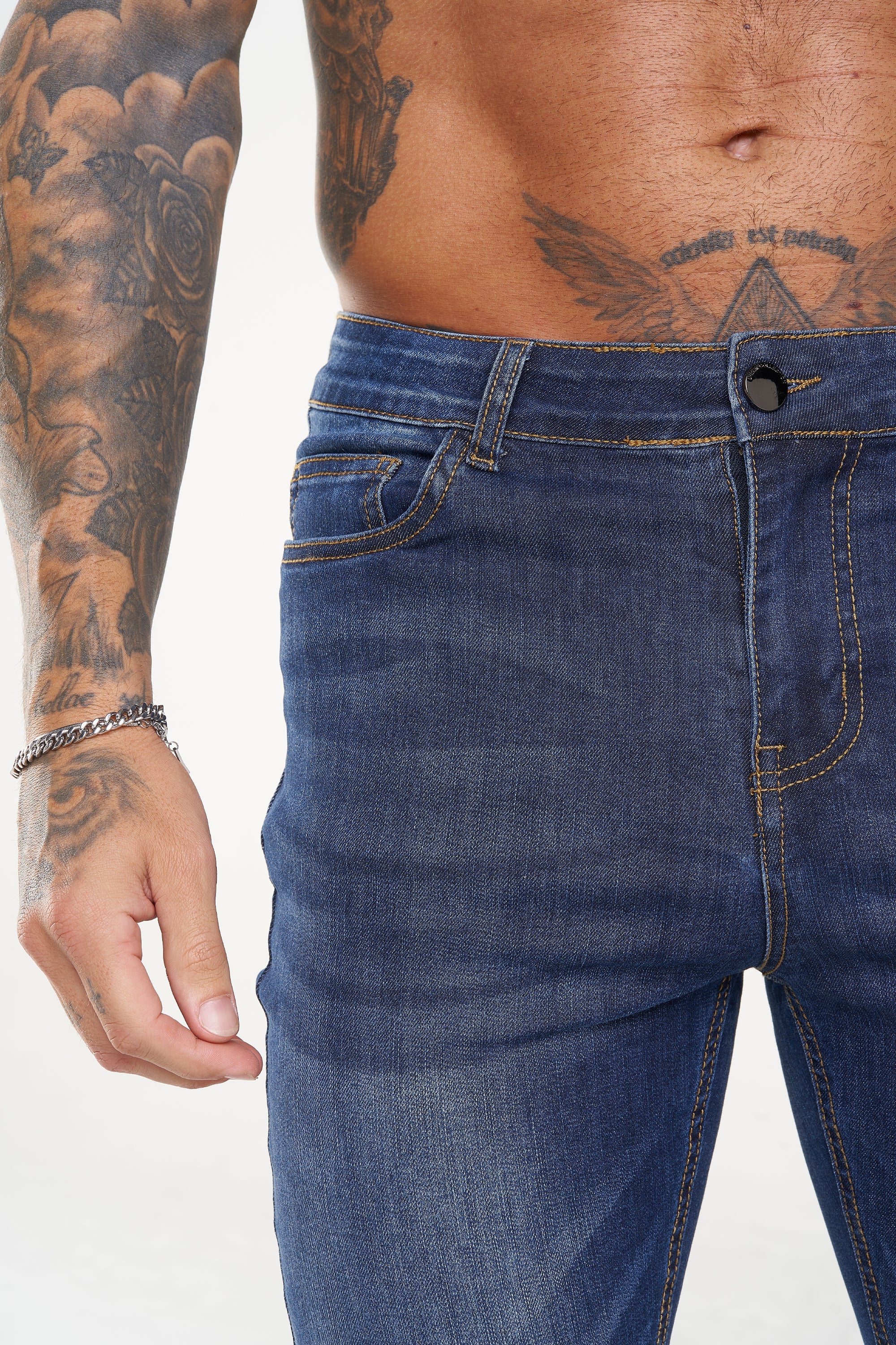 THE LORENZO JEANS - NAVY BLUE