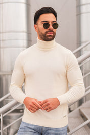 THE ARTURO TURTLENECK - BEIGE